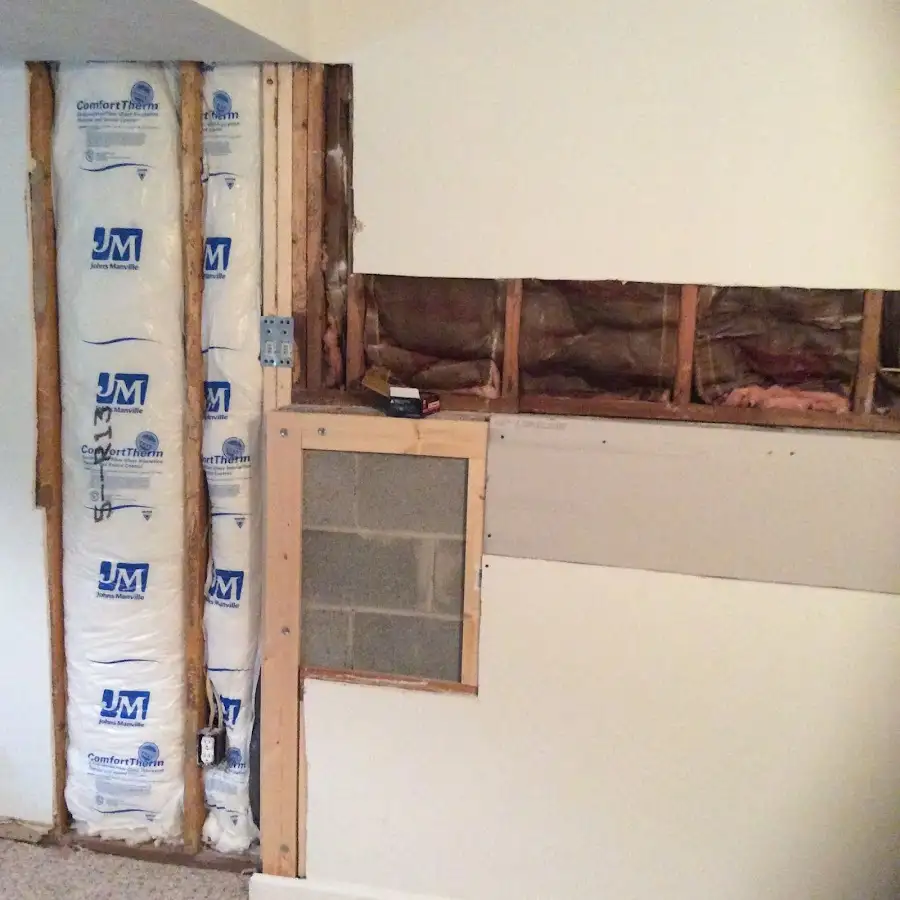 Wall insulation replacement during Structural Drying in Lake Geneva
